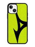 Mizuno Yellow Green iPhone 15 Case OV6534