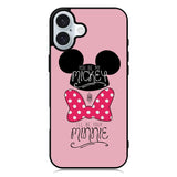 Mickey Minnie Mouse iPhone 16 Plus Case QC3265