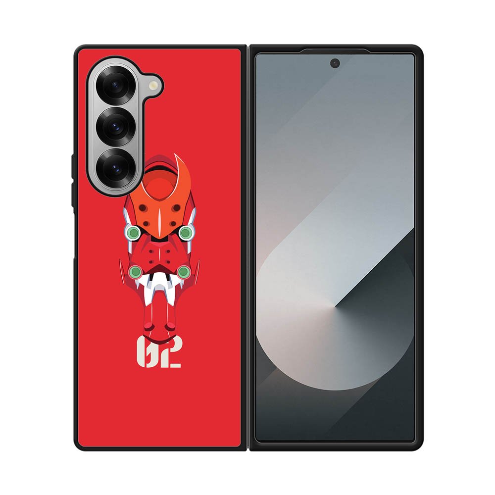 Evangelion EVA 02 Asuka Samsung Galaxy Z Fold 7 5G Case QC6354