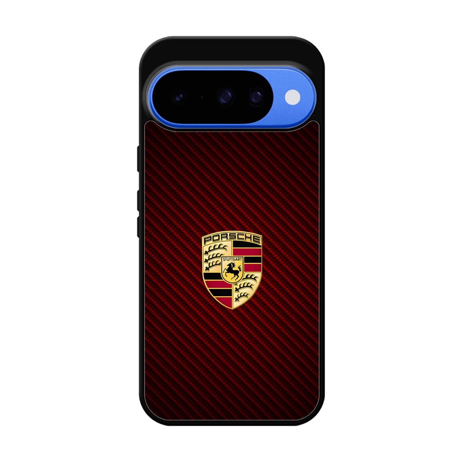 Porsche Logo Carbon Red Google Pixel 10 Case