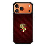 Porsche Logo Carbon Red Samsung Galaxy S26 Ultra Case