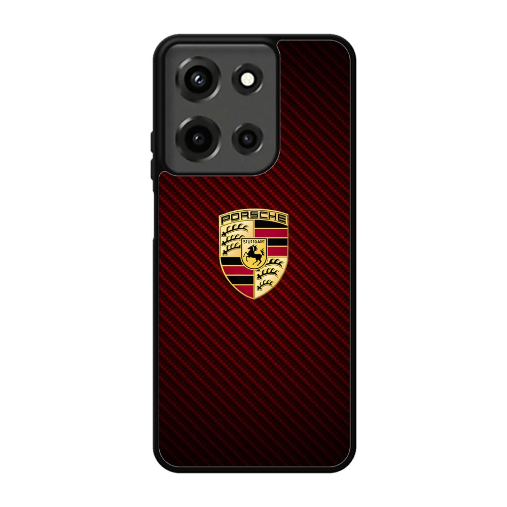 Porsche Logo Carbon Red Motorola Moto G 5G 2025 Case OV4426