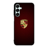 Porsche Logo Carbon Red Samsung Galaxy A16 Case OV0398