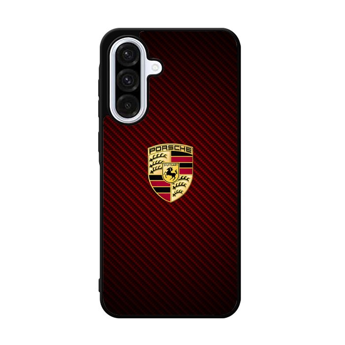 Porsche Logo Carbon Red Samsung Galaxy A36 Case OV6158