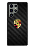 Porsche Logo Carbon Samsung Galaxy S23 Ultra 5G Case