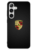 Porsche Logo Carbon Samsung Galaxy S25 5G Case
