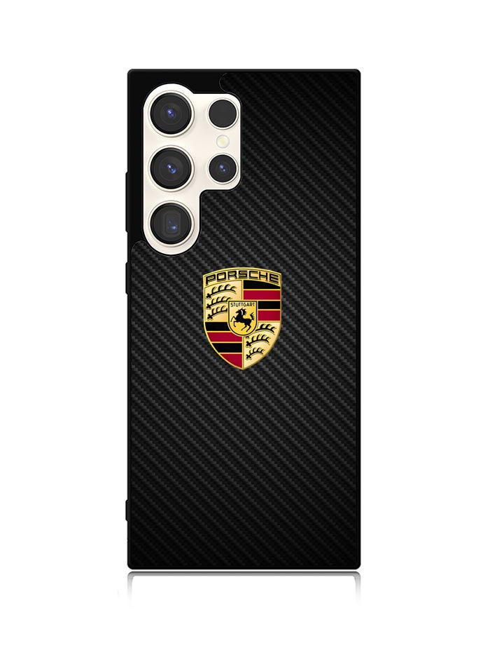 Porsche Logo Carbon Samsung Galaxy S25 Ultra 5G Case
