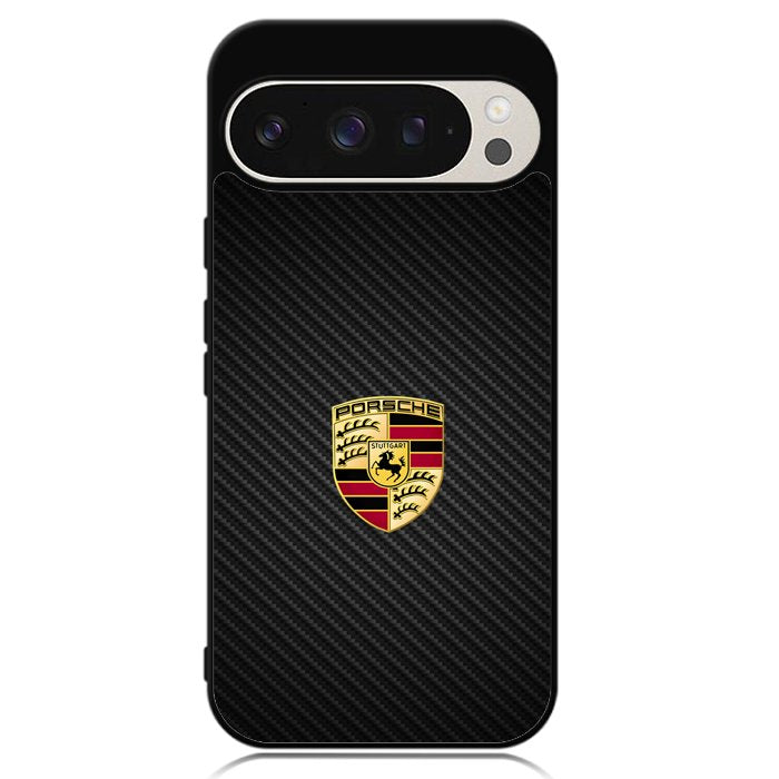 Porsche Logo Carbon Google Pixel 9 Pro XL Case