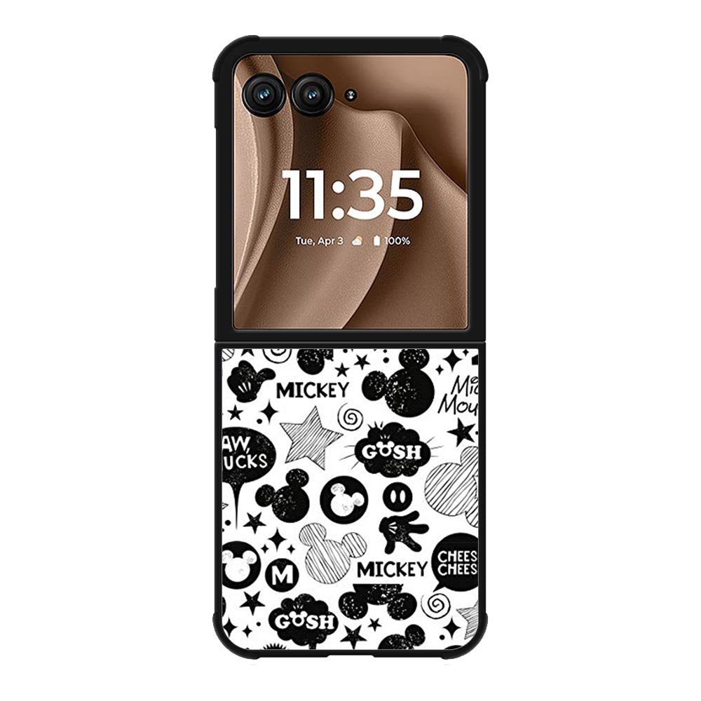 Mickey Mouse Pattern Motorola Moto RAZR Plus 2025 Case OV6523