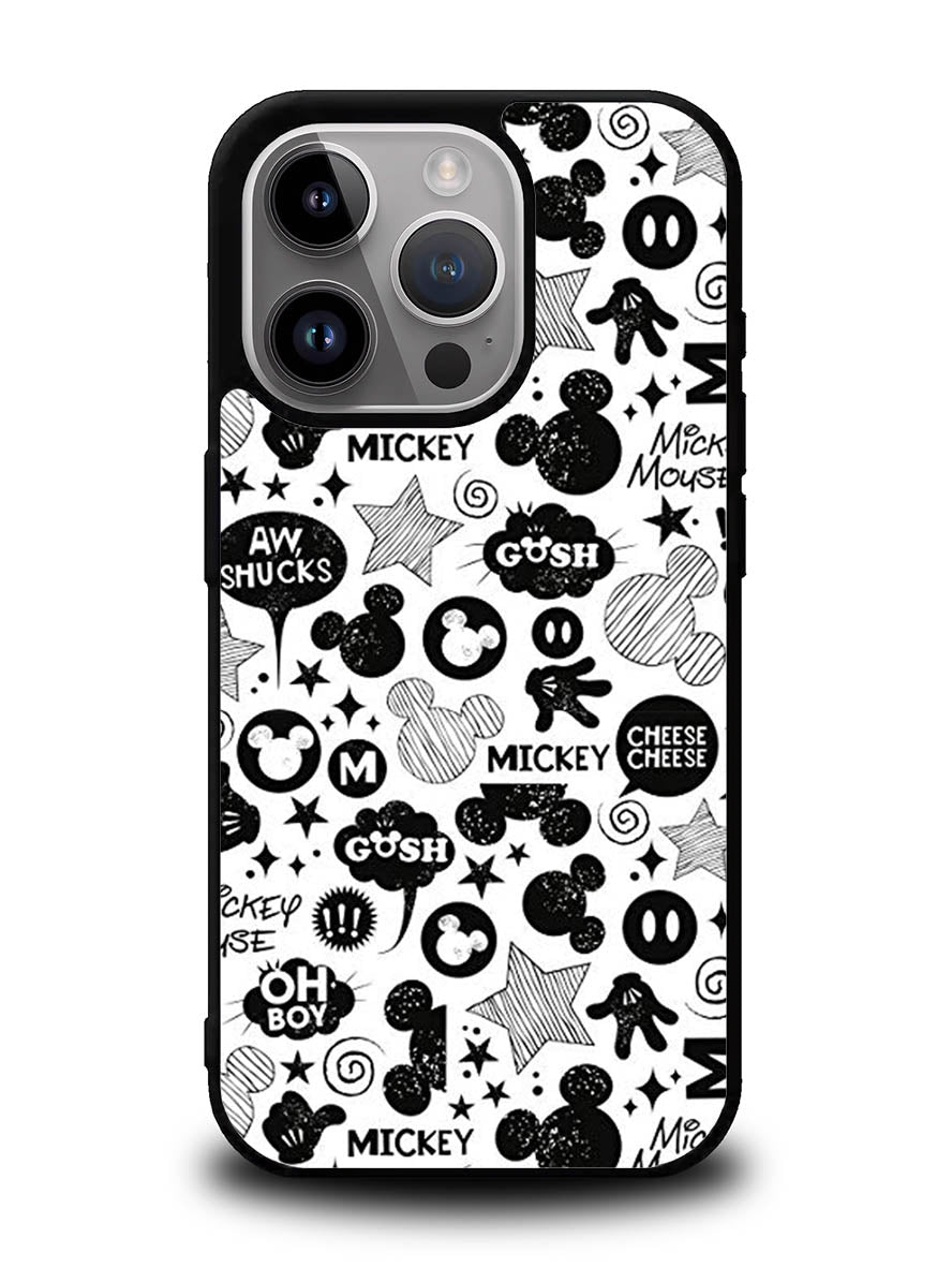Mickey Mouse Pattern iPhone 16 Pro Case OV6523