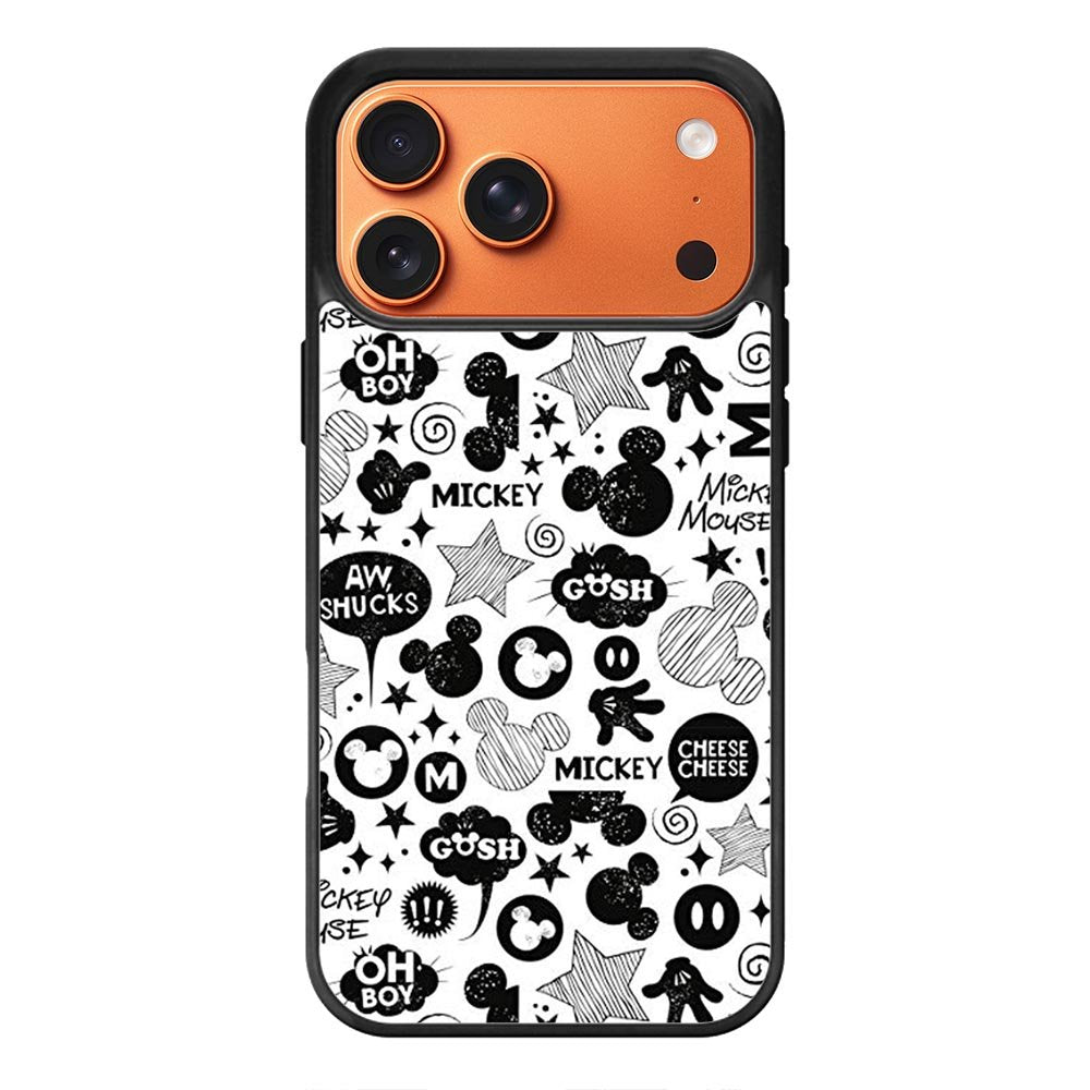 Mickey Mouse Pattern iPhone 17 Pro Case OV6523