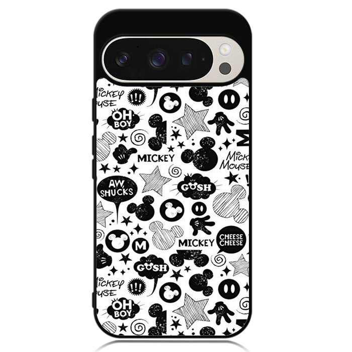 Mickey Mouse Pattern Google Pixel 9 Pro XL Case OV6523