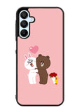 Line Brown Cony Samsung Galaxy A35 5G Case OV6481