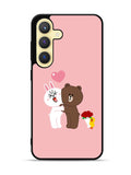 Line Brown Cony Samsung Galaxy S25 5G Case OV6481
