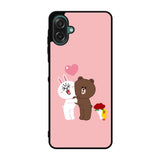 Line Brown Cony Samsung Galaxy A07 Case QC6481
