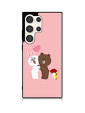 Line Brown Cony Samsung Galaxy S25 Ultra 5G Case QC6481