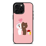 Line Brown Cony iPhone 16 Pro Case OV6481
