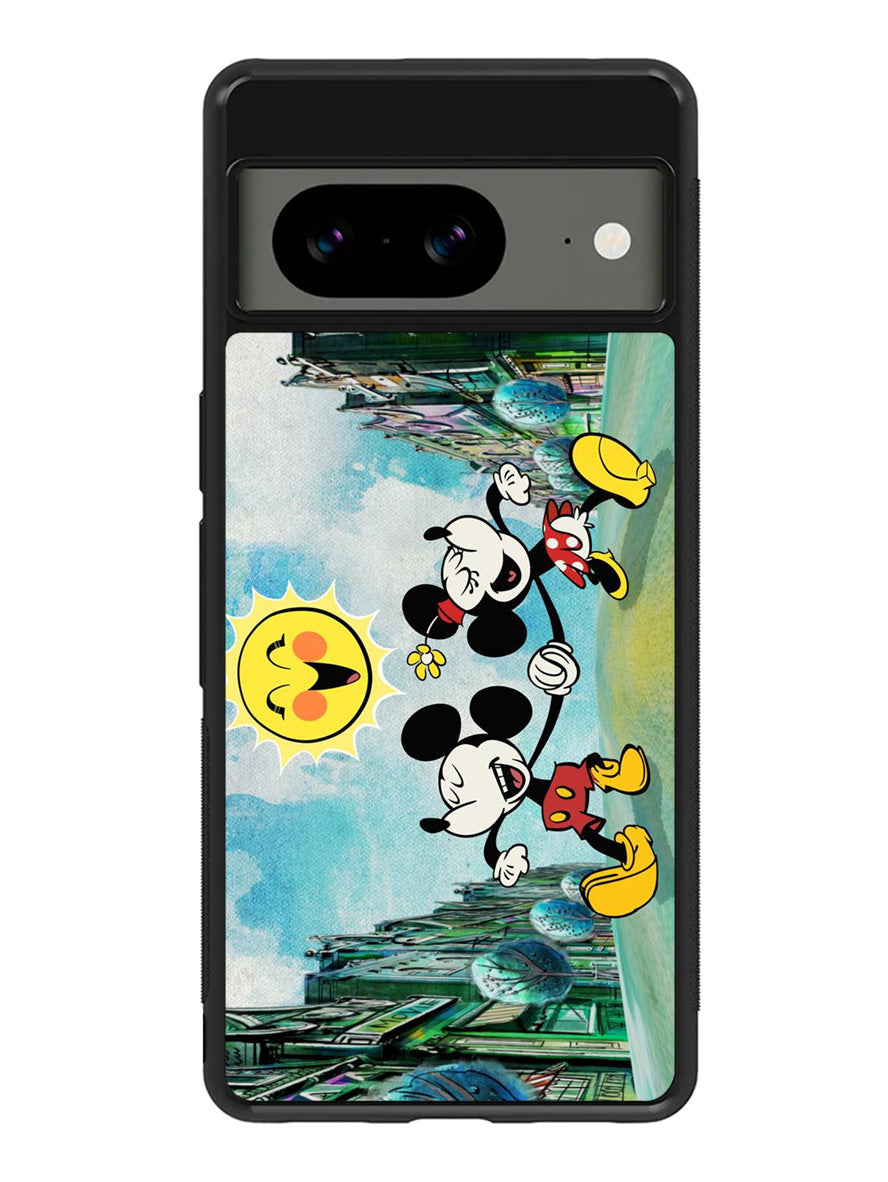 Disney Mickey Minnie Mouse Google Pixel 8 Case QC4713