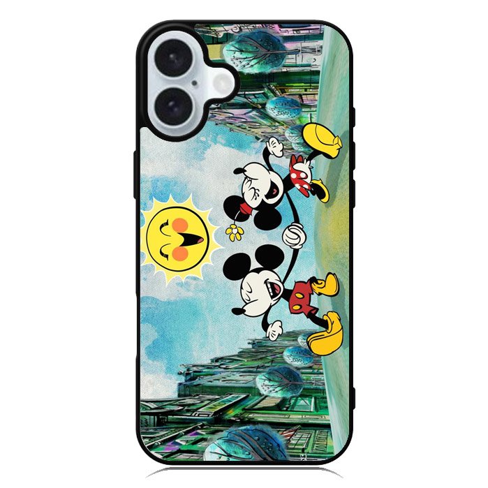 Disney Mickey Minnie Mouse iPhone 16 Case QC4713