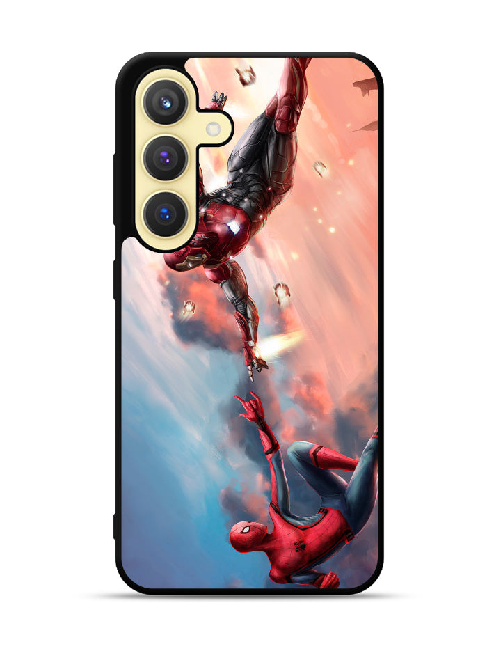 Spiderman Iron Man Samsung Galaxy S24 Plus 5G , Samsung Galaxy S24+ 5G Case OV6644
