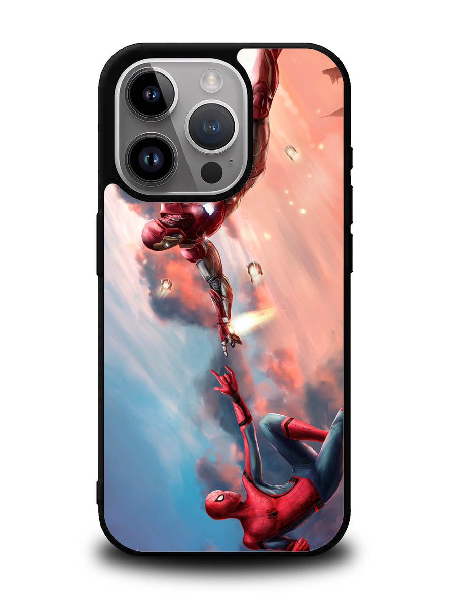 Spiderman Iron Man iPhone 15 Pro Max Case OV6644