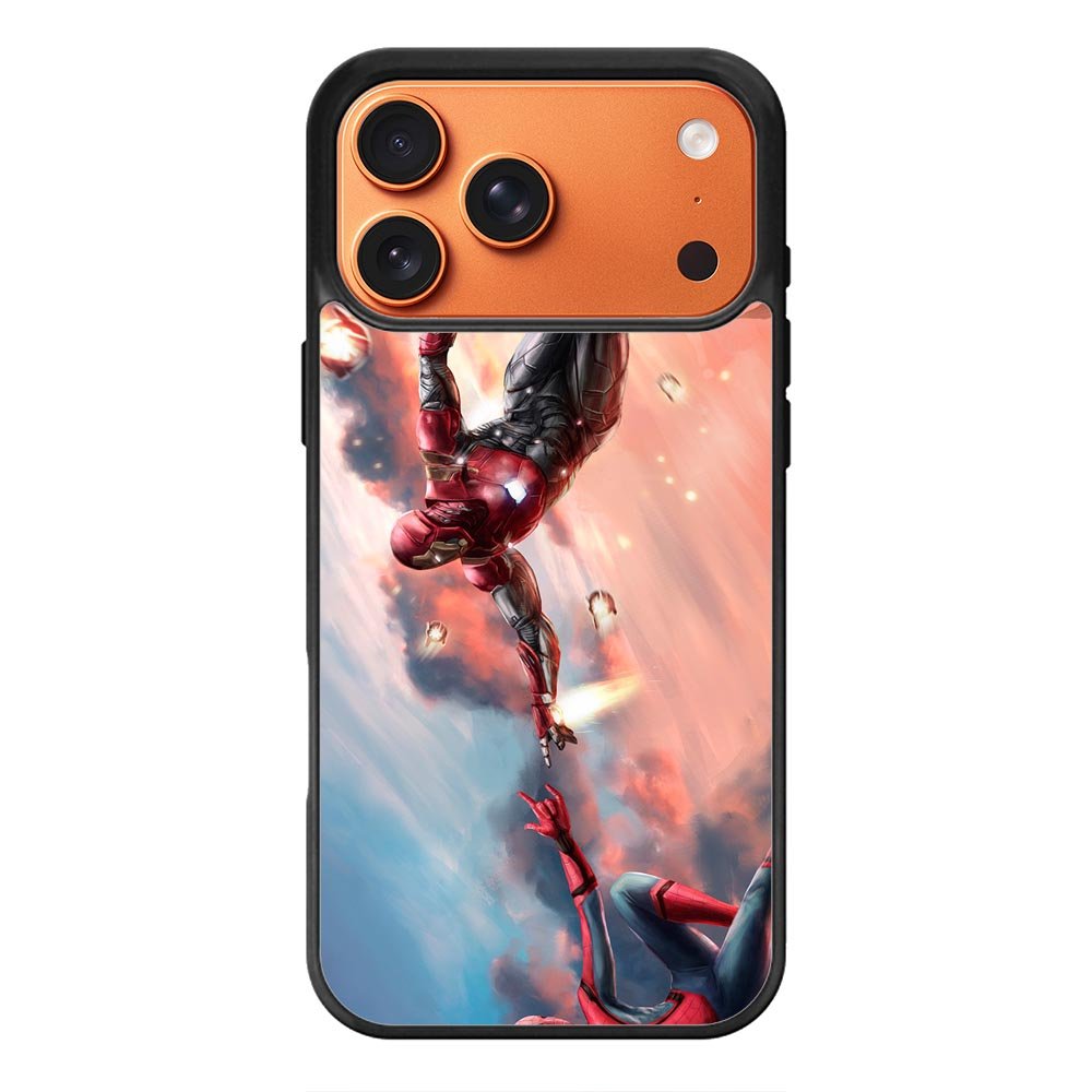 Spiderman Iron Man iPhone 17 Pro Max Case QC6644
