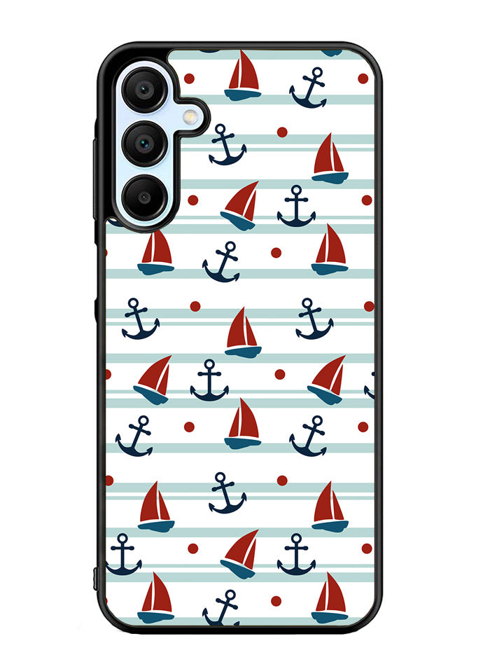 Sailor Pattern Samsung Galaxy A35 5G Case OV6618