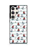 Sailor Pattern Samsung Galaxy S23 Ultra 5G Case QC6618