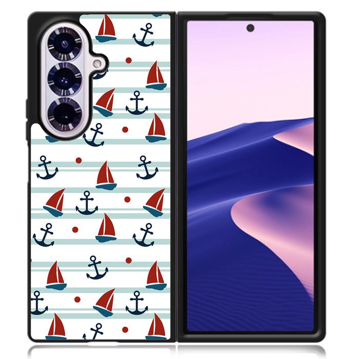 Sailor Pattern Samsung Galaxy Z Fold 7 Case OV6618