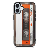 Retro Cassette Kaset iPhone 16 Plus Case QC6605