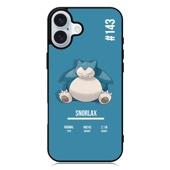 Pokemon Snorlax 2nd iPhone 16 Plus Case