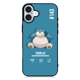 Pokemon Snorlax 2nd iPhone 16 Plus Case