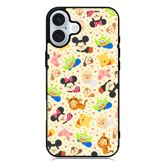 Disney Mickey Minnie iPhone 16 Plus Case QC4712