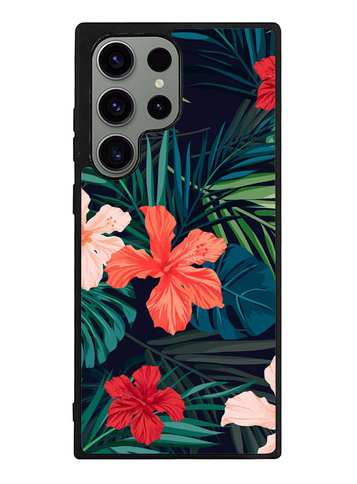 Tropical Floral Samsung Galaxy S23 Ultra 5G Case