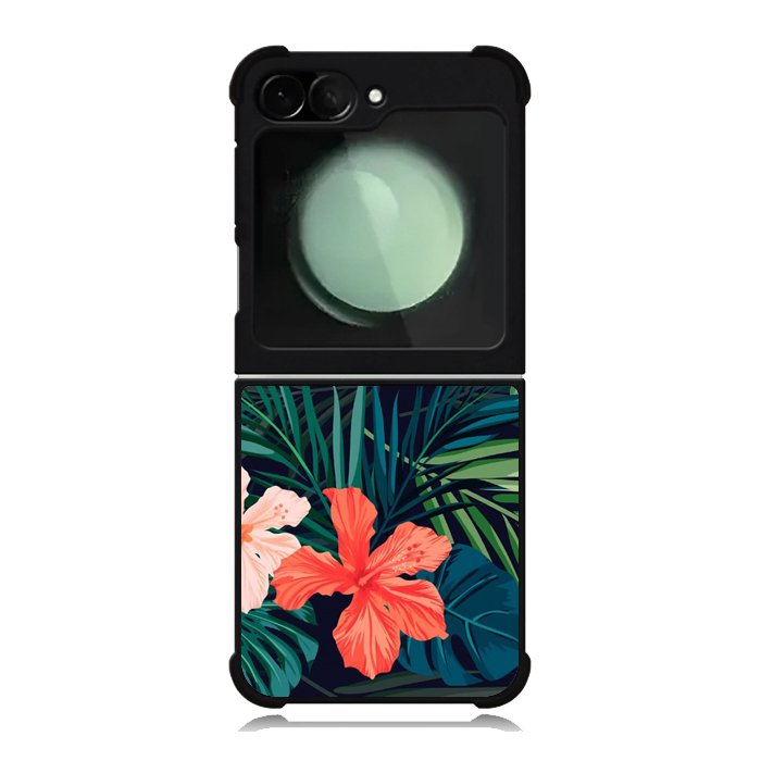 Tropical Floral Samsung Galaxy Z Flip 6 Case