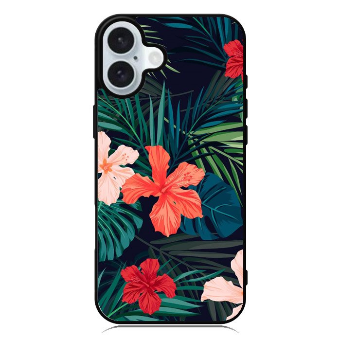 Tropical Floral iPhone 16 Case