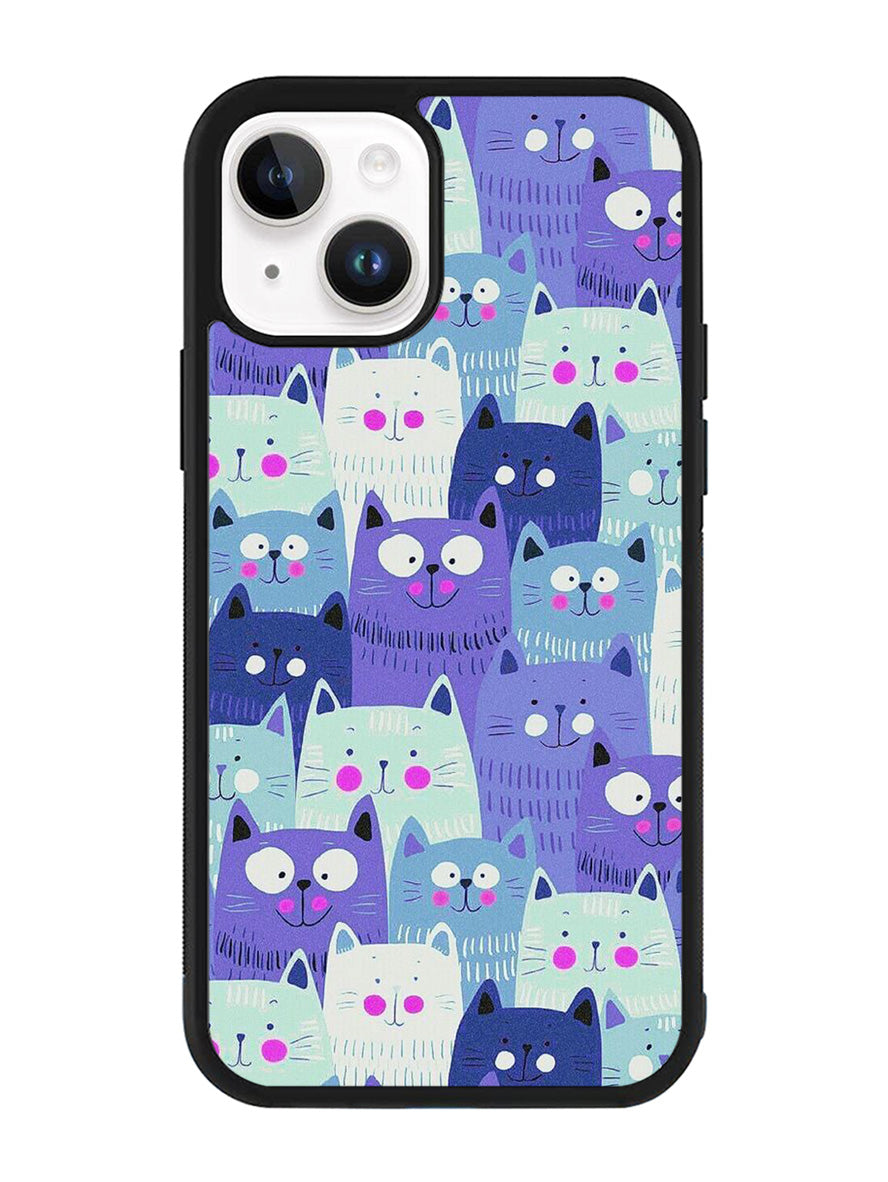 Cat Pattern iPhone 15 Case OV6246