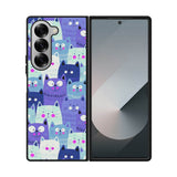 Cat Pattern Samsung Galaxy Z Fold 7 5G Case OV6246