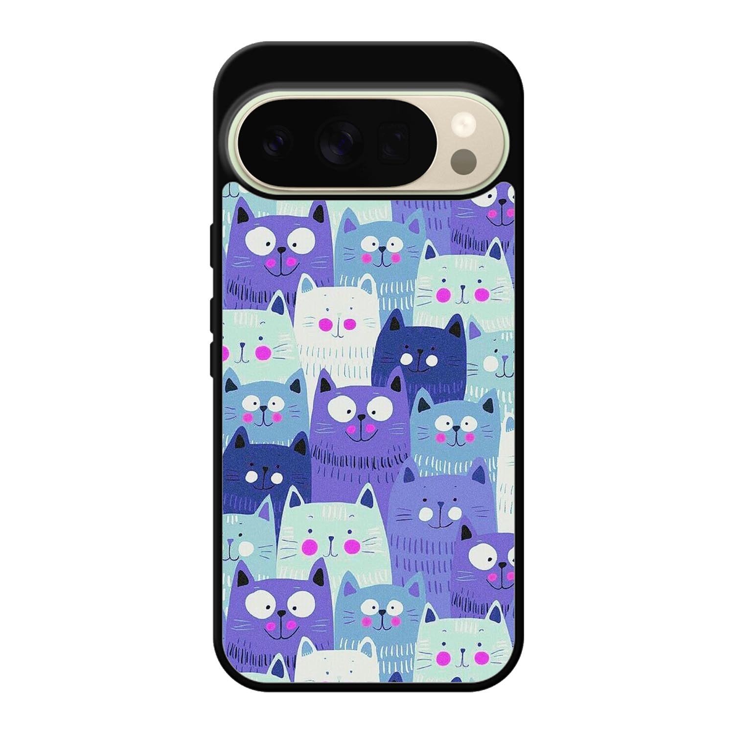 Cat Pattern Google Pixel 10 Pro Case OV6246