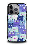 Cat Pattern iPhone 14 Pro Case QC6246