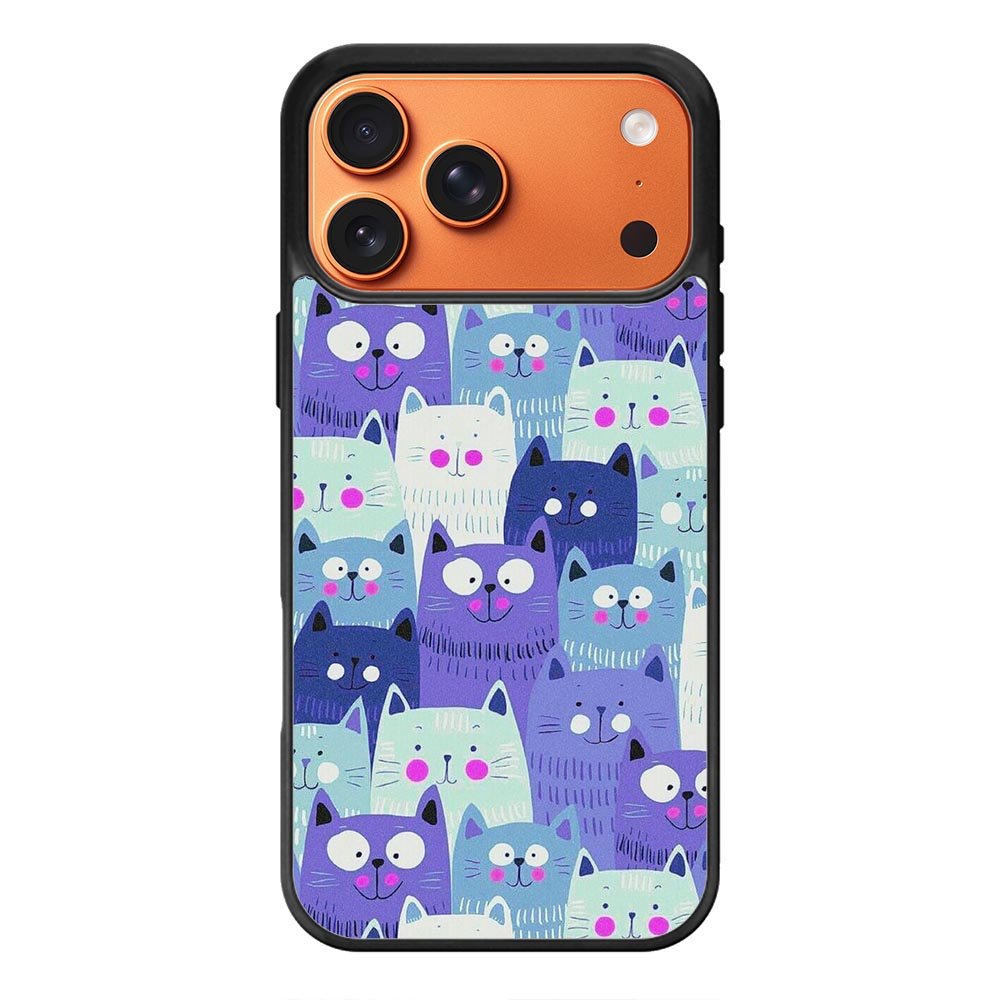 Cat Pattern iPhone 17 Pro Max Case OV6246