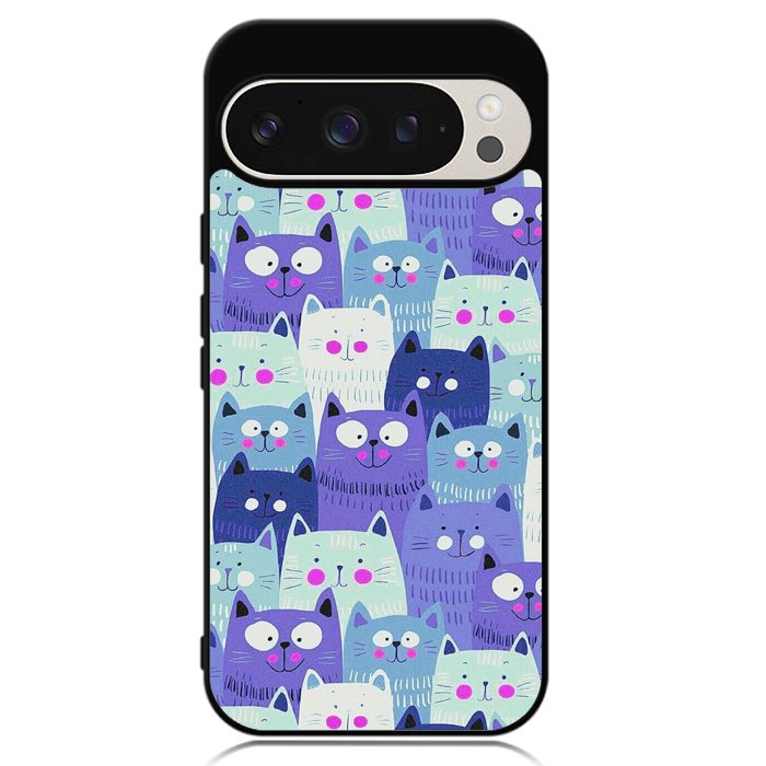 Cat Pattern Google Pixel 9 | Pixel 9 Pro Case OV6246