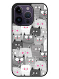 Cat Pattern iPhone 14 Pro Case