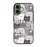 Cat Pattern iPhone 17 Case