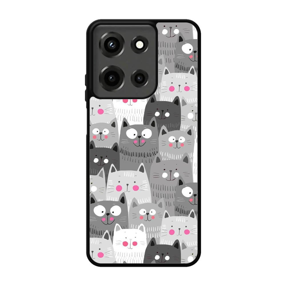 Cat Pattern Motorola Moto G 5G 2025 Case OV5585