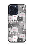 Cat Pattern iPhone 15 Pro Max Case