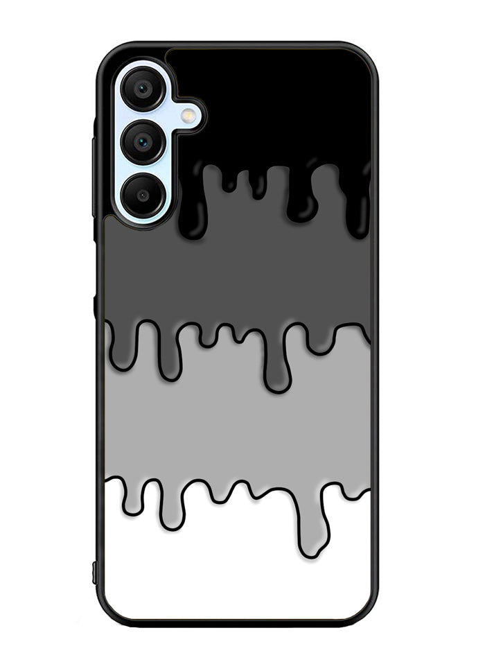 Ink Black White Samsung Galaxy A35 5G Case OV6778
