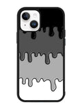 Ink Black White iPhone 15 Plus Case OV6778
