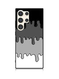 Ink Black White Samsung Galaxy S25 Ultra 5G Case QC6778