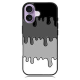 Ink Black White iPhone 17 Case OV6778